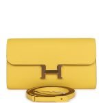 Hermes Constance To Go Wallet Jaune De Naples Epsom Gold Hardware 74560 product photo 1