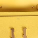 Hermes Constance To Go Wallet Jaune De Naples Epsom Gold Hardware 74560 product photo 5