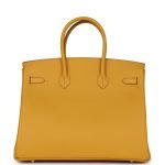 Hermes Birkin 35 Jaune Ambre Epsom Gold Hardware 79854 product photo 4
