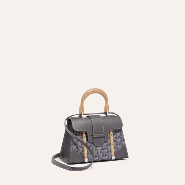 Goyard Saigon Structured Mini Bag Grey