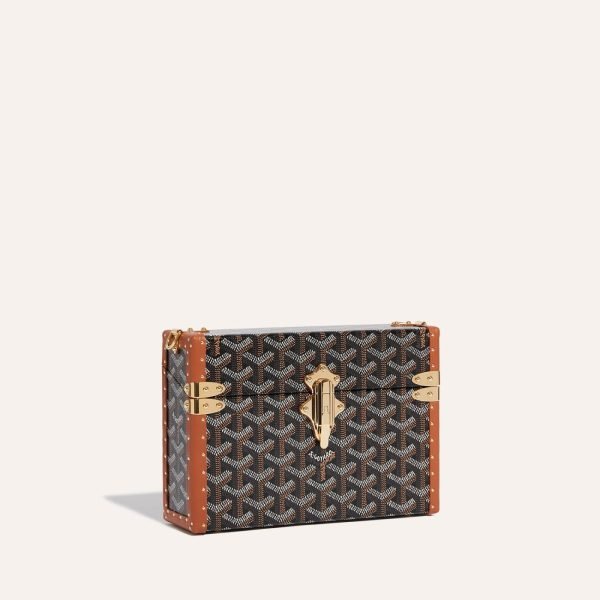 Goyard Cassette Trunk Bag Black & Tan