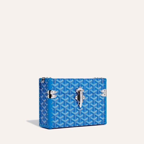 Goyard Cassette Trunk Bag Sky Blue