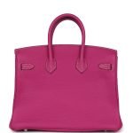 Hermes Special Order (hss) Birkin 25 Rose Poupre Verso Togo Brushed Palladium Hardware 80773 product photo 4