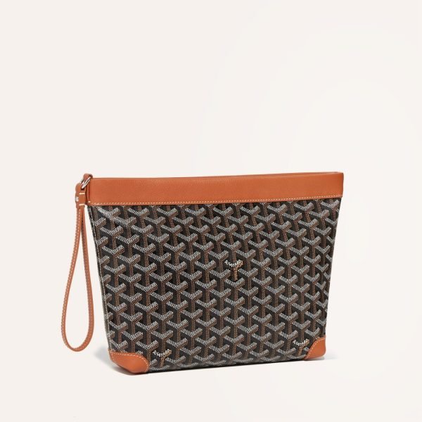 Goyard Conti Pouch Black & Tan