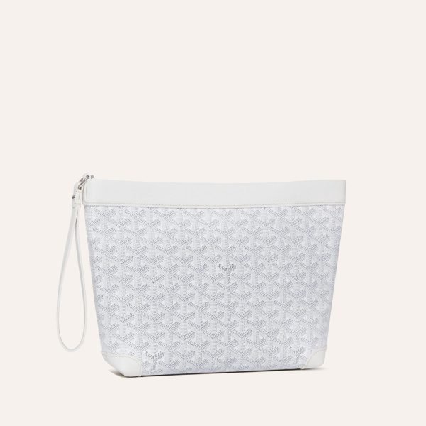 Goyard Conti Pouch White