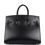 Hermes Birkin Sellier 25 Black Box Palladium Hardware 81606 product photo 4