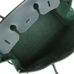 Hermes Birkin 35 Vert Anglais Feutre Wool And Vert Fonce Feutre Swift Palladium Hardware 81687 product photo 7