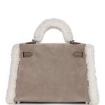 Hermes Teddy Kelly 20 Gris Caillou And Etoupe Swift Palladium Hardware 81688 product photo 4
