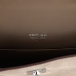 Hermes Teddy Kelly 20 Gris Caillou And Etoupe Swift Palladium Hardware 81688 product photo 6