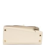 Hermes Kelly Sellier En Desordre 20 Craie Epsom Gold Hardware 81690 product photo 5