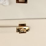Hermes Kelly Sellier En Desordre 20 Craie Epsom Gold Hardware 81690 product photo 6