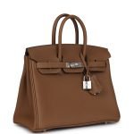 Hermes Birkin 25 Alezan Togo Palladium Hardware 81731 product photo 2