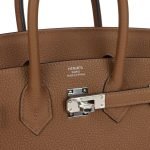 Hermes Birkin 25 Alezan Togo Palladium Hardware 81731 product photo 6