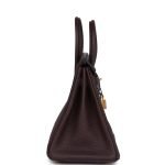 Hermes Birkin 25 Rouge Sellier Togo Gold Hardware 81761 product photo 3