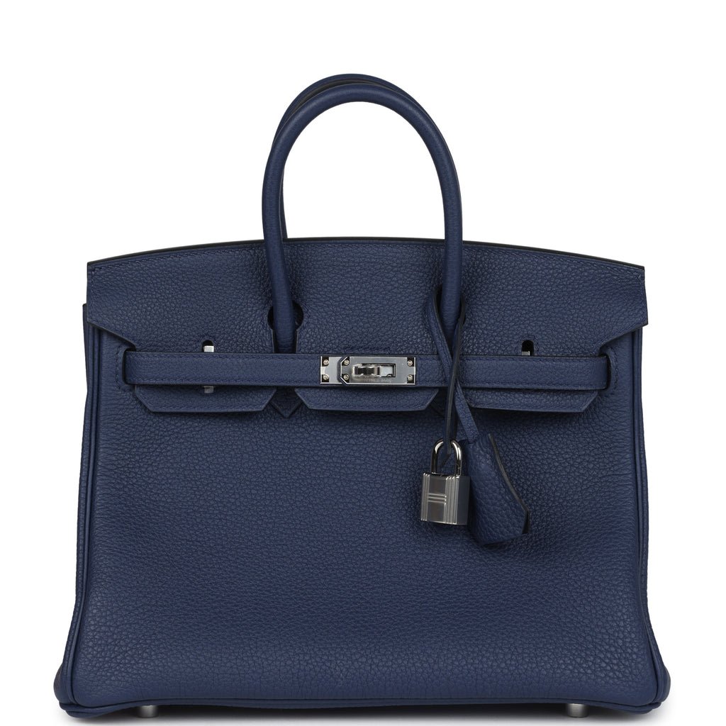 Hermes Birkin 25 Bleu Saphir Togo Palladium Hardware 81762 product photo 1
