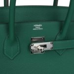 Hermes Birkin 35 Vert Moyen Togo Palladium Hardware 81781 product photo 6