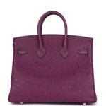 Hermes Birkin 25 Anemone Ostrich Palladium Hardware 81782 product photo 4