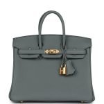 Hermes Birkin 25 Vert Amande Togo Gold Hardware 81916 product photo 1
