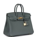 Hermes Birkin 25 Vert Amande Togo Gold Hardware 81916 product photo 2