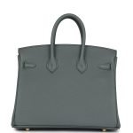 Hermes Birkin 25 Vert Amande Togo Gold Hardware 81916 product photo 4