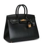 Hermes Birkin Sellier 25 Vert Fonce Box Gold Hardware 82874 product photo 2
