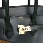 Hermes Birkin Sellier 25 Vert Fonce Box Gold Hardware 82874 product photo 6