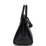 Hermes Birkin Sellier 25 Black Ostrich Gold Hardware 82904 product photo 3