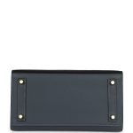 Hermes Night Sac Faubourg Birkin 20 Gris Misty Matte Alligator Permabrass Hardware 83127 product photo 5