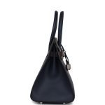 Hermes Casaque Birkin Sellier 30 Rouge Sellier And Bleu Indigo Epsom Palladium Hardware 83136 product photo 3