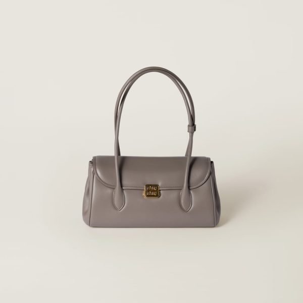 Leather shoulder bag