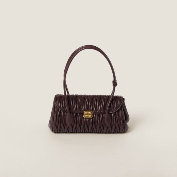 Matelassé Nappa Leather Shoulder Bag 5BD265_N88_F0NBL_V_OOO product photo 1