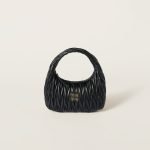 Regular Wander Matelassé Nappa Leather Hobo Bag 5BC153_N88_F0002_V_OOO product photo 1