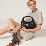 Regular Wander Matelassé Nappa Leather Hobo Bag 5BC153_N88_F0002_V_OOO product photo 2