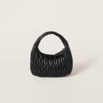 Regular Wander Matelassé Nappa Leather Hobo Bag 5BC153_N88_F0002_V_OOO product photo 4