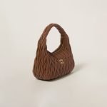 Large Wander Matelassé Nappa Leather Hobo Bag 5BC108_N88_F0046_V_OOY product photo 2