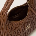 Large Wander Matelassé Nappa Leather Hobo Bag 5BC108_N88_F0046_V_OOY product photo 5
