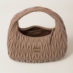 Large Wander Matelassé Nappa Leather Hobo Bag 5BC108_N88_F0770_V_OOY product photo 6