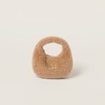 Wander Shearling Hobo Bag With Leather Details 5BP078_2F7T_F098L_V_OOO product photo 1