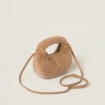 Wander Shearling Hobo Bag With Leather Details 5BP078_2F7T_F098L_V_OOO product photo 2