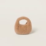 Wander Shearling Hobo Bag With Leather Details 5BP078_2F7T_F098L_V_OOO product photo 3