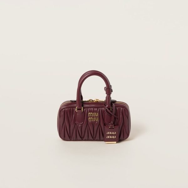 Arcadie matelassé nappa leather mini-bag