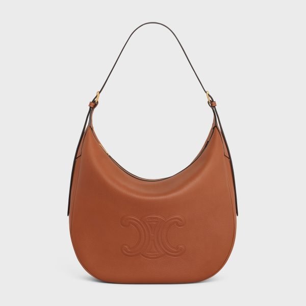 LARGE HELO?SE CUIR TRIOMPHE BAG IN SUPPLE GRAINED CALFSKIN