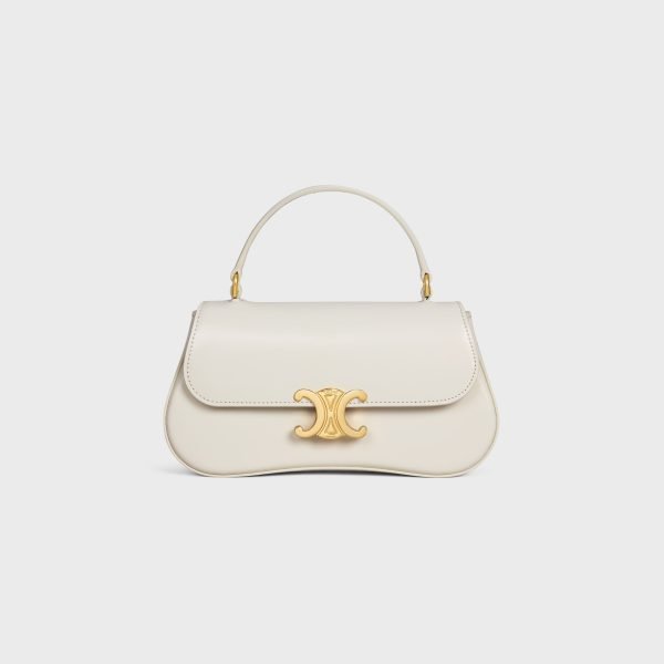 Teen Celine Lola In Shiny Calfskin White Cotton 119533BF4.00WC product photo 1