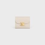 Small Flap Waller Triomphe In Shiny Calfskin Pale Beige 10D783DPV.02PA product photo 1
