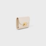 Small Flap Waller Triomphe In Shiny Calfskin Pale Beige 10D783DPV.02PA product photo 2