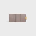 Compact Wallet With Coin Triomphe In Shiny Calfskin Pebble 10I653DPV.10BL product photo 4