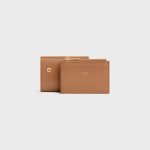 Compact Wallet With Coin Triomphe In Shiny Calfskin Bronze 10I653DPV.18BU product photo 6