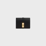 Card Holder With Flap 16 In Satinated Calfskin Black 10M473GCG.38NO product photo 1