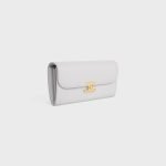 Large Wallet Triomphe In Shiny Calfskin Cloudy Grey 10E314EB4.10CG product photo 2