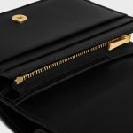 Triomphe Compact Wallet In Shiny Calfskin Black 10K623DPV.38NO product photo 5